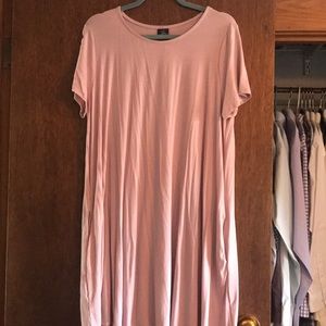 Agnes and Dora swing tunic light pink w/pockets!